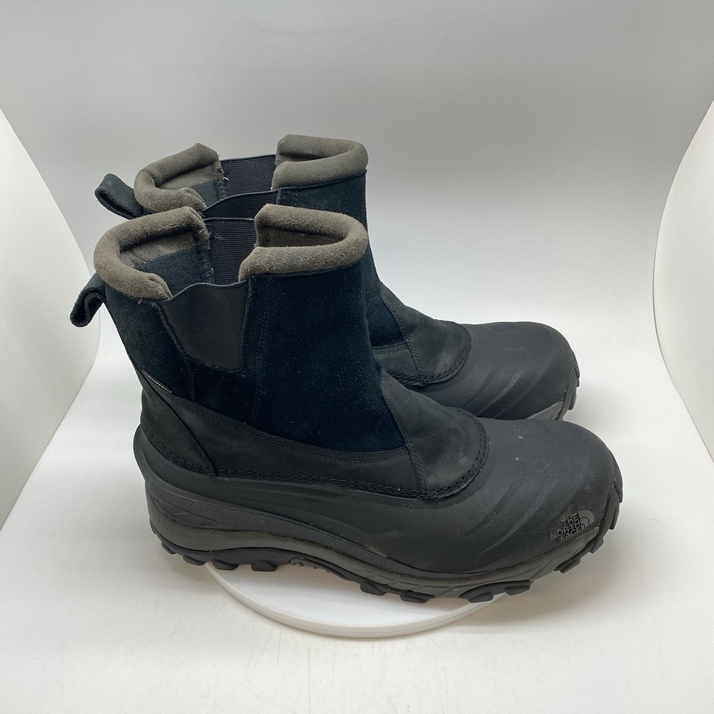The North Face Boots Mens 12 Chilkat III Black NF0A39VC Pull On Snow Winter Shoe